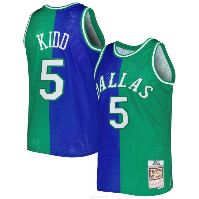 NBA N40H3654 Ντάλας Μάβερικς Τζέισον παιδί d Mitchell & ness μπλε/πράσινη κλασική φανέλα swingman από σκληρό ξύλο