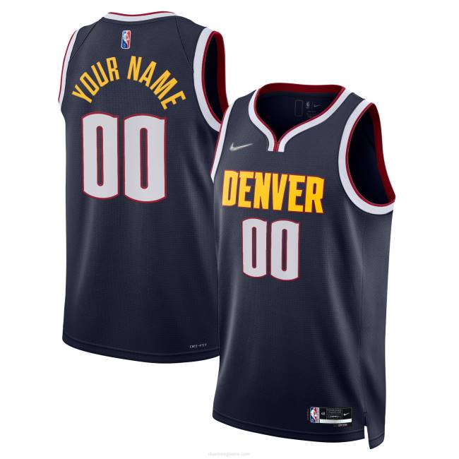 NBA N40H5626 Denver Nuggets Nike Navy Diamond swingman custom jersey
