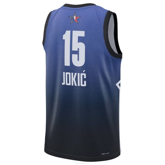 NBA N40H689 nikola jokic jordan brand blue all-star παιχνίδι φανέλα swingman