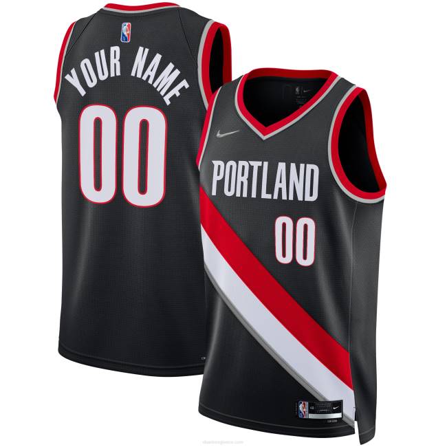 NBA N40H4535 Πόρτλαντ τρέιλ μπλέιζερ nike black diamond swingman custom jersey