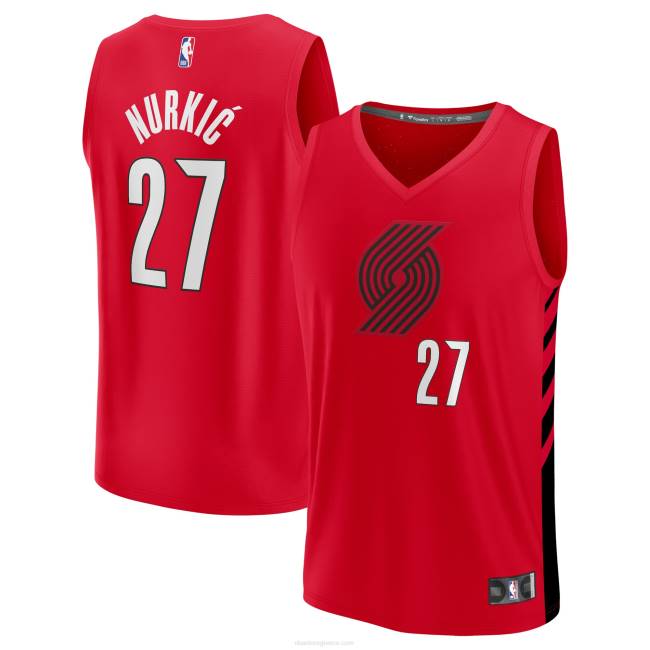NBA N40H4605 Portland trail blazers jusuf nurkic red fast break φανέλα