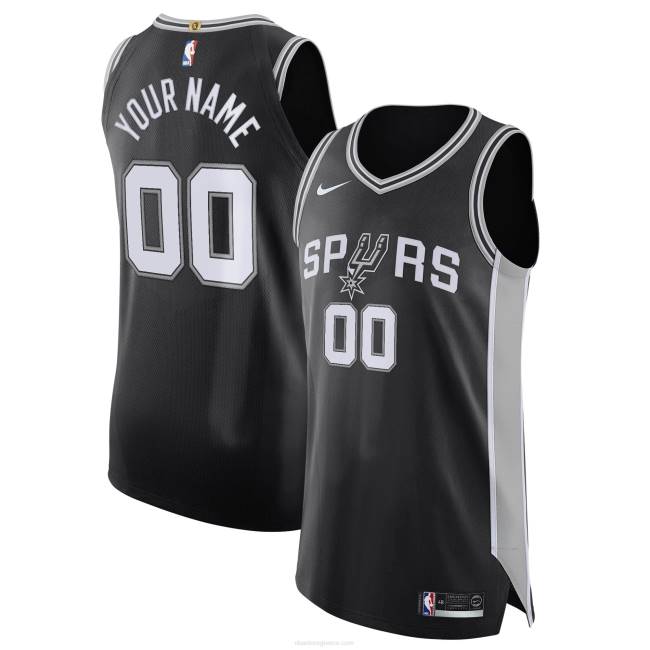 NBA N40H5709 san antonio spurs nike μαύρο αυθεντικό custom jersey