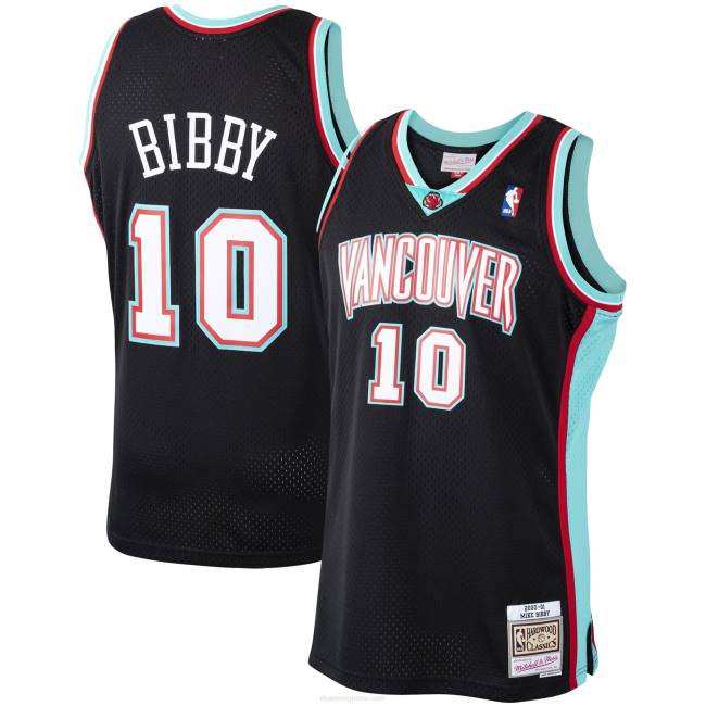 NBA N40H1895 Vancouver Grizzlies Mike Bibby Mitchell & Nes black κλασική φανέλα swingman