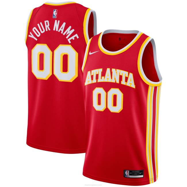 NBA N40H1716 Προσαρμοσμένη φανέλα atlanta hawks nike red swingman
