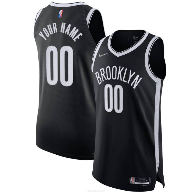 NBA N40H1178 μπρούκλιν δίχτυα nike black diamond swingman αυθεντική προσαρμοσμένη φανέλα