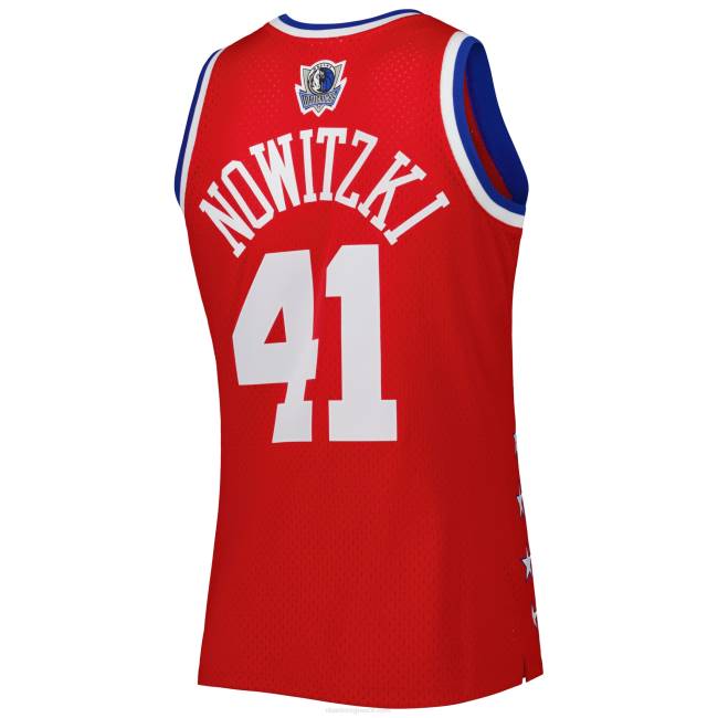 NBA N40H458 δυτικό συνέδριο dirk nowitzki mitchell & ness red 2003 all star game swingman jersey