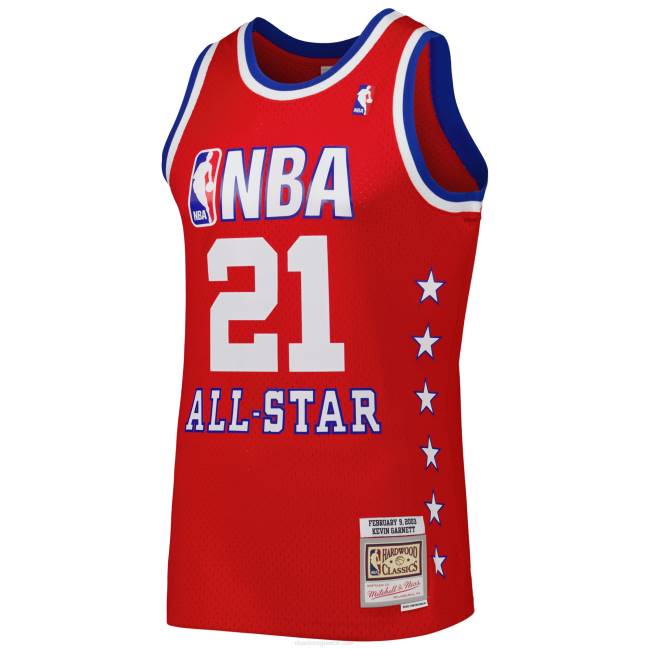 NBA N40H624 δυτικό συνέδριο kevin Garnett Mitchell & ness red 2003 all star game swingman jersey