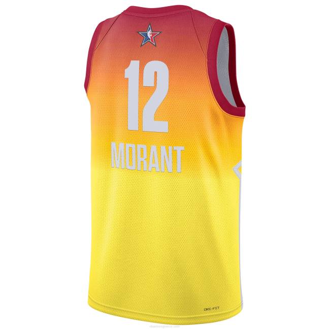 NBA N40H7484 ja morant jordan brand πορτοκαλί all-star παιχνίδι φανέλα swingman