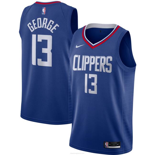 NBA N40H10666 la clippers Paul george nike royal swingman jersey