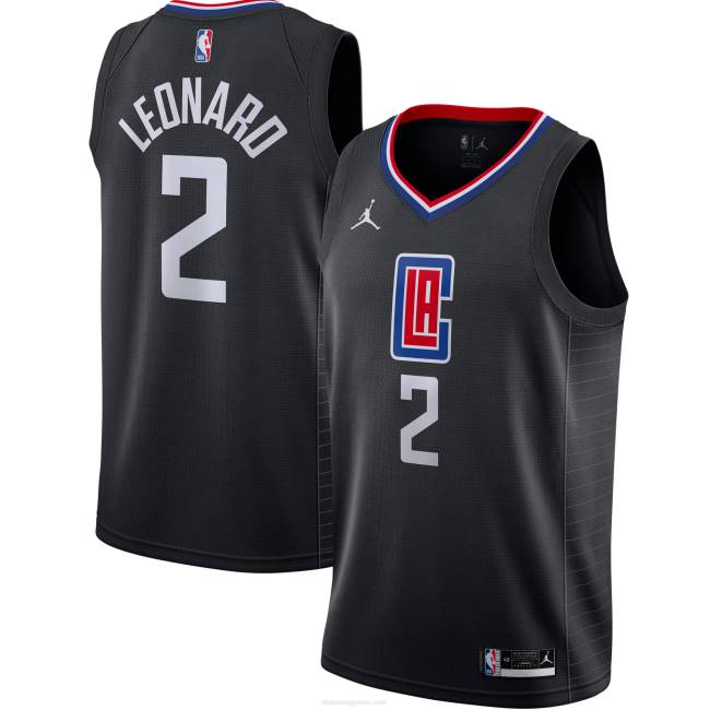 NBA N40H1105 la clippers kawhi leonard jordan μαύρη φανέλα swingman