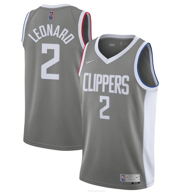 NBA N40H1161 la Clippers kawhi leonard nike grey swingman player - κερδισμένη έκδοση