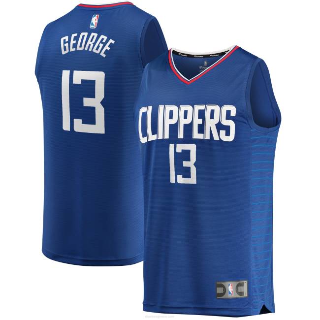 NBA N40H2489 la clippers Paul george royal fast break ρεπλίκα φανέλα