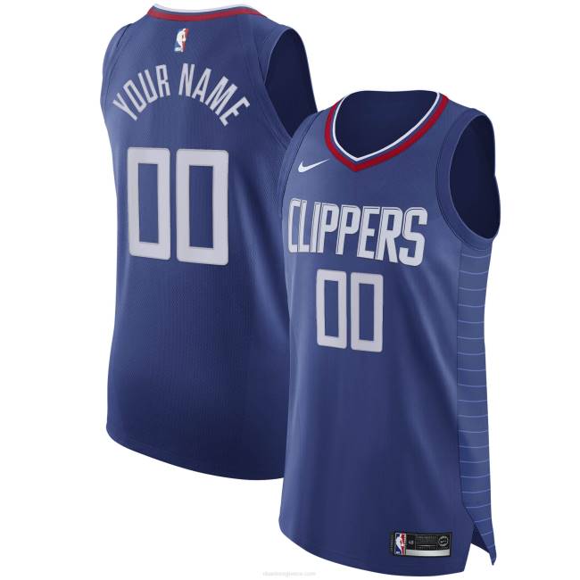 NBA N40H8278 la clippers nike blue αυθεντική προσαρμοσμένη φανέλα