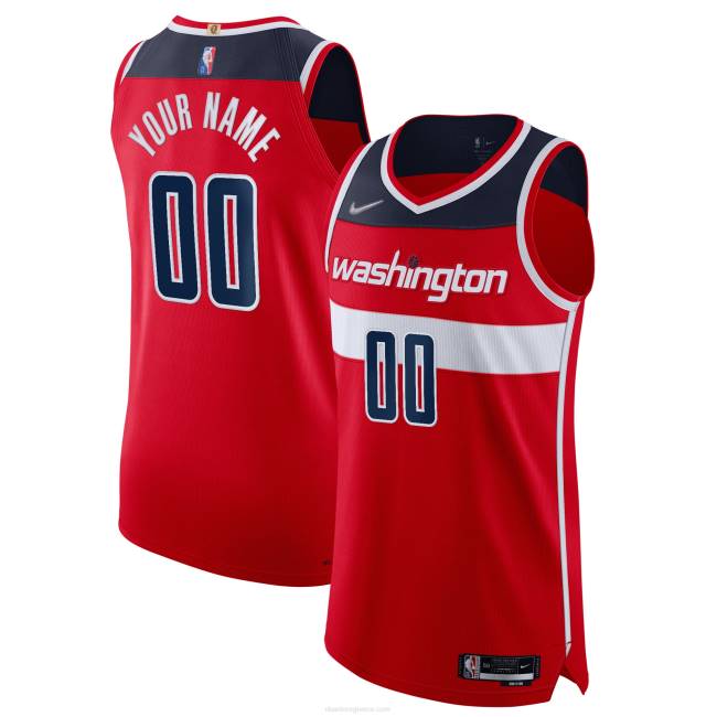 NBA N40H5056 washington wizards nike red diamond swingman αυθεντική προσαρμοσμένη φανέλα