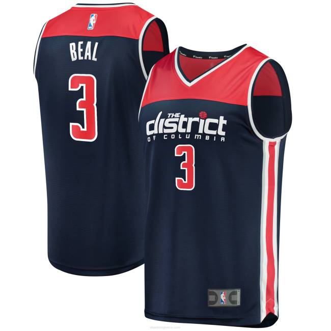 NBA N40H526 Ουάσιγκτον Γουίζαρντς Μπράντλεϊ Μπιλ Navy fast break φανέλα παίκτη