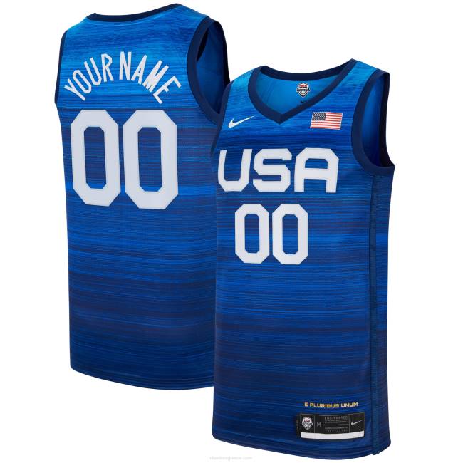 NBA N40H1148 USA basketball Nike Navy limited custom φανέλα