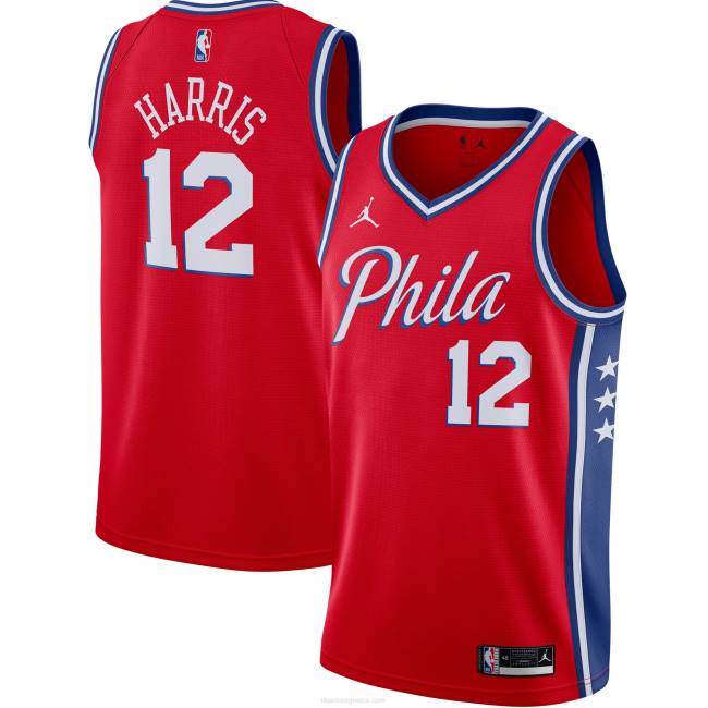 NBA N40H11463 philadelphia 76ers tobias harris jordan, κόκκινη φανέλα swingman