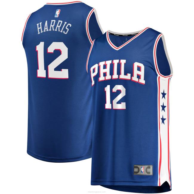 NBA N40H2301 philadelphia 76ers tobias harris royal fast break αντίγραφο φανέλα της ομάδας παικτών
