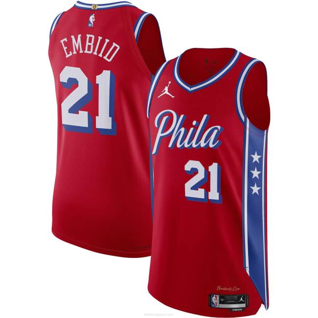 NBA N40H560 philadelphia 76ers joel embiid jordan brand αυθεντική φανέλα