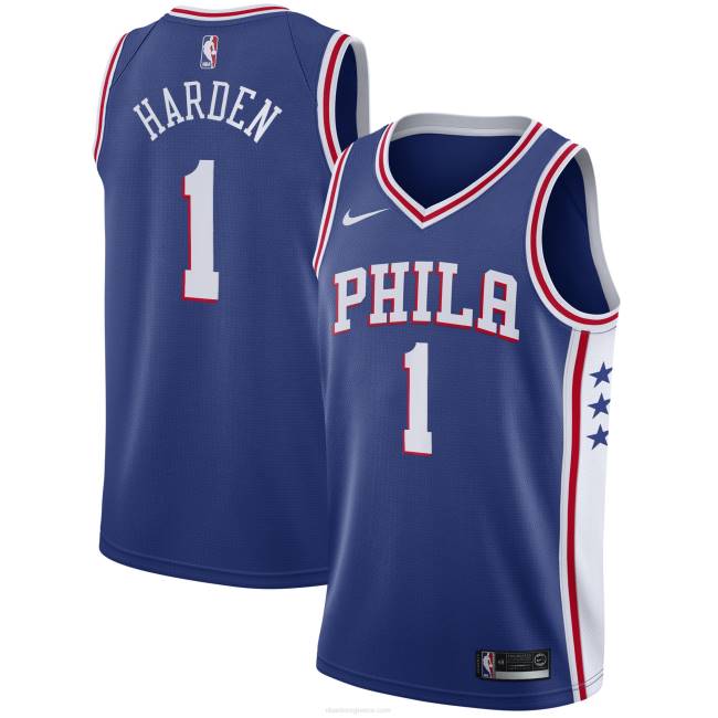 NBA N40H58 philadelphia 76ers james harden φανέλα Nike Royal Swingman