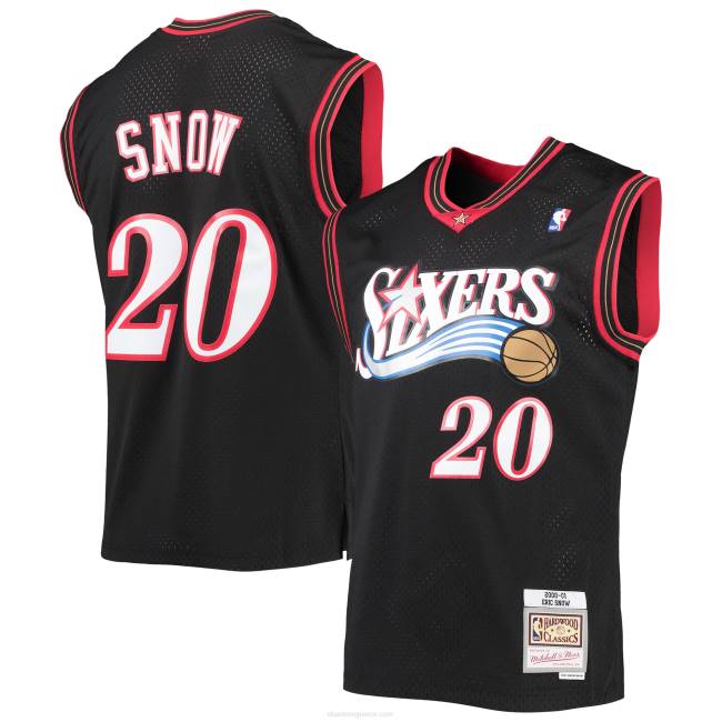 NBA N40H7905 philadelphia 76ers eric snow Mitchell & ness μαύρη κλασική φανέλα swingman