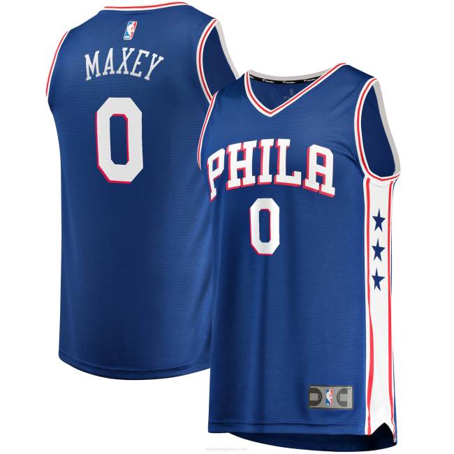 NBA N40H79 philadelphia 76ers ελαστικό maxey royal fast break ρεπλίκα φανέλα