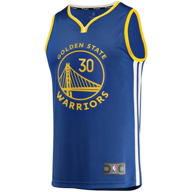 NBA N40H417 Golden State Warriors Stephen Curry royal fast break ρεπλίκα φανέλα παίκτη