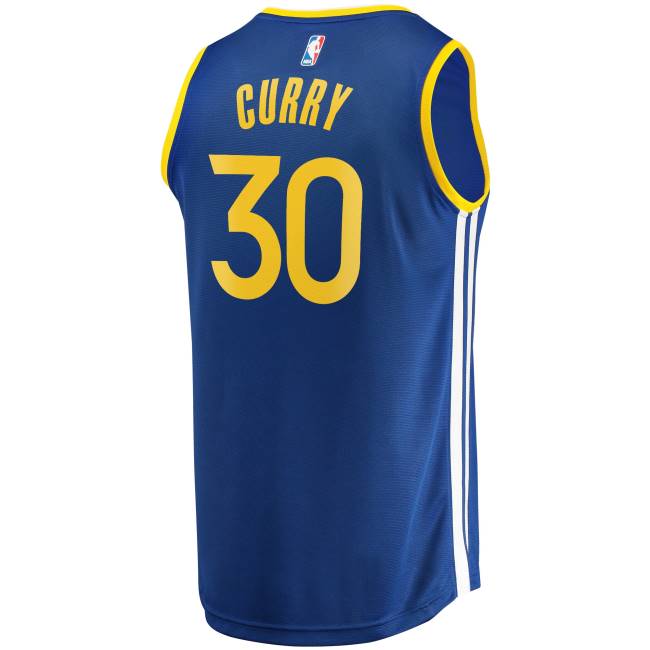 NBA N40H417 Golden State Warriors Stephen Curry royal fast break ρεπλίκα φανέλα παίκτη