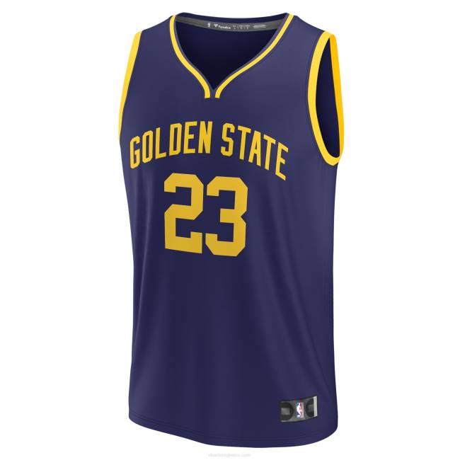 NBA N40H4546 Golden State Warriors Draymond Green Navy fast break αντίγραφο φανέλα παίκτη