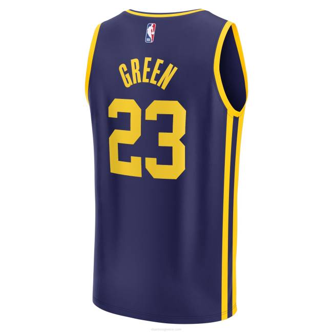 NBA N40H4546 Golden State Warriors Draymond Green Navy fast break αντίγραφο φανέλα παίκτη