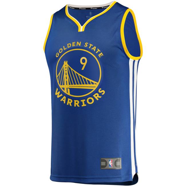 NBA N40H907 τζέρσεϊ ρεπλίκα του golden state warriors andre iguodala royal fast break