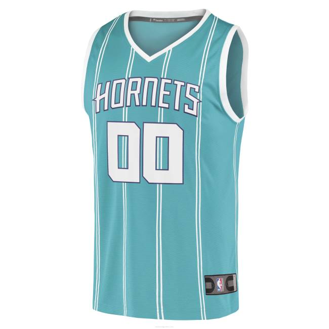 NBA N40H1064 charlotte hornets teal 2020 fast break replica custom jersey