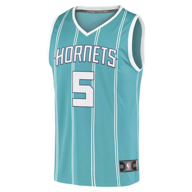 NBA N40H1298 Charlotte Hornets Mark Wiliams teal draft πρώτος γύρος διάλεξε τη φανέλα παικτών με ρεπλίκα fast break