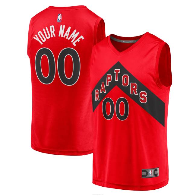 NBA N40H7907 Toronto raptors red 2020 fast break replica custom jersey