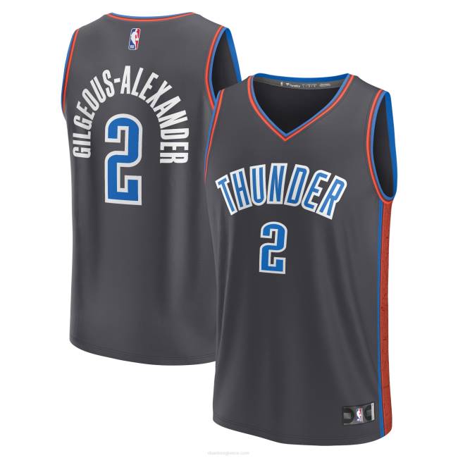 NBA N40H544 Οκλαχόμα city thunder shai gilgeous-alexander anthracite fastbreak jersey