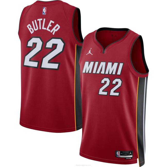 NBA N40H1008 Μαϊάμι Heat Jimmy Butler Jordan, κόκκινη φανέλα swingman