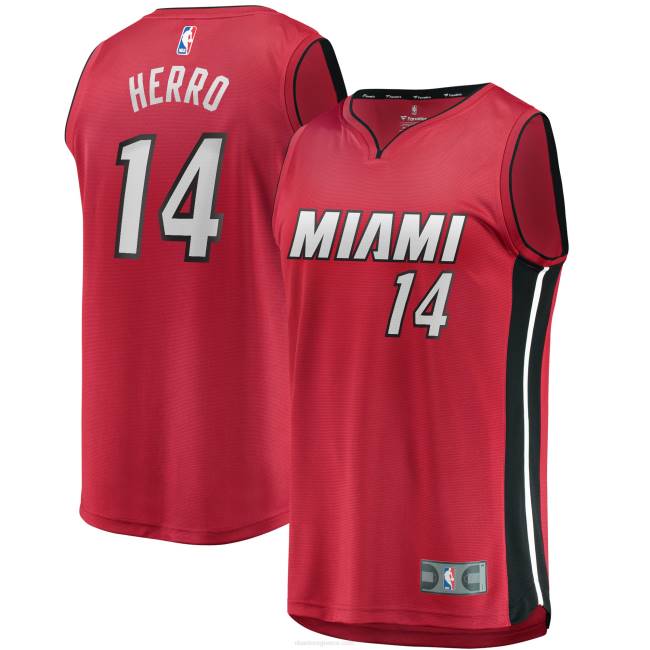 NBA N40H2128 Miami Heat tyler Herro Red fast break ρεπλίκα φανέλα